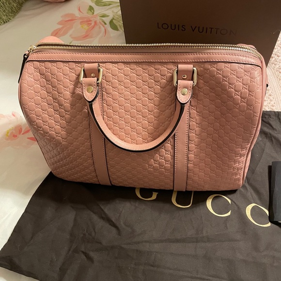 Authentic Gucci Boston soft pink EUC - Picture 3 of 10